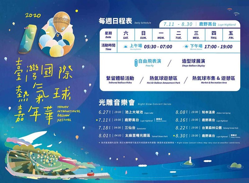 台東2020熱氣球嘉年華(官方圖片)