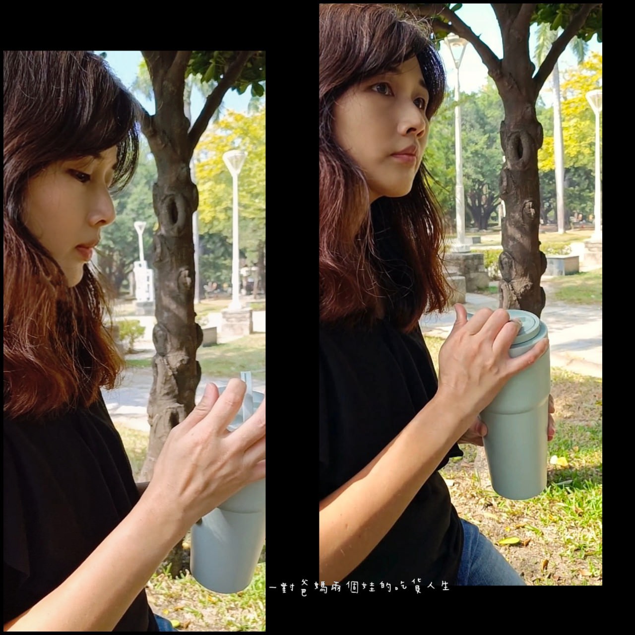 WOKY保溫杯│沃廚│手提激凍輕芯鈦瓷易潔層渾圓杯│升級大容量、超強保冰保溫效果、輕芯鈦瓷易潔層讓飲品呈現最佳狀態！
