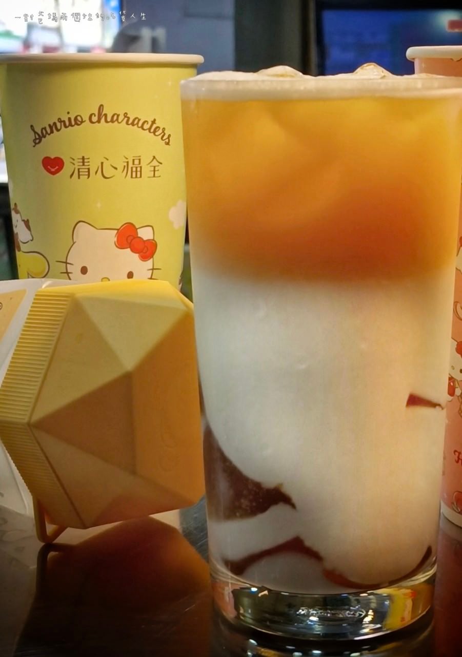 清心福全｜高雄三民｜手搖飲的經典品牌｜收集Hello Kitty、布丁狗、帕恰狗三麗鷗系列聯名款周邊，茶飲喝起來！