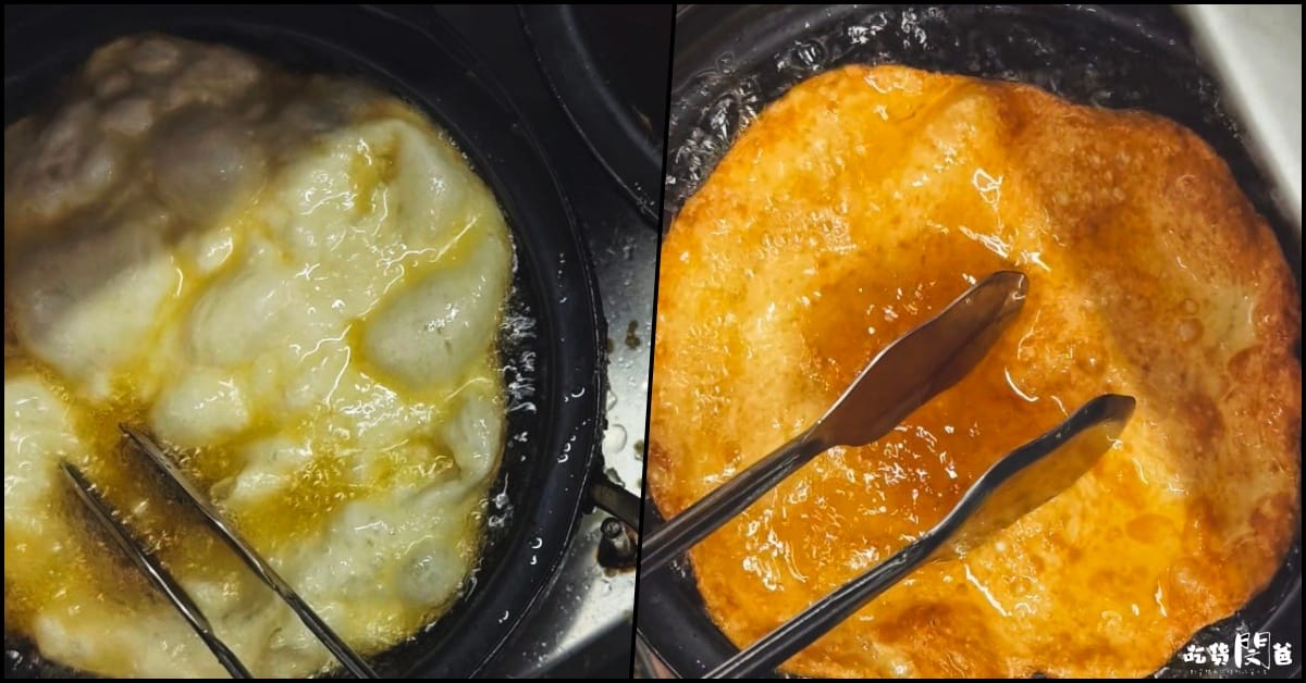 竹力亭炸蛋蔥油餅│台南永康│ 超狂台式下午茶！爆漿炸蛋雞排鬆餅，吃起來酥軟、咬起來飽嘴，一吃愛上！