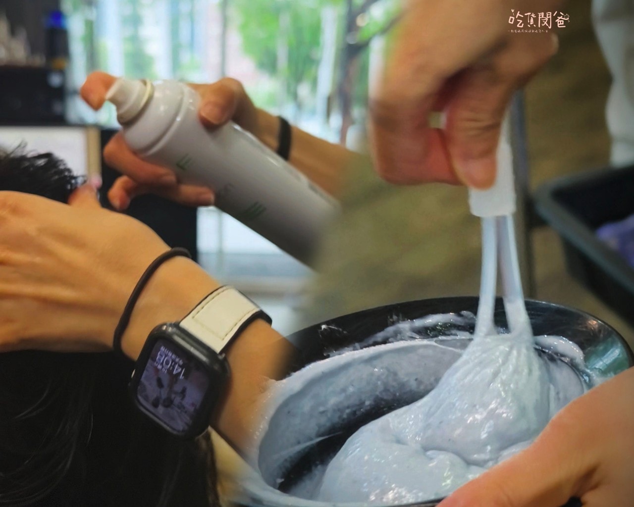 高雄燙染髮推薦│重啟沙龍Restart│當冷茶棕髮色遇上水波紋燙髮，Dcard網推熱門沙龍，老婆瞬間變女神！