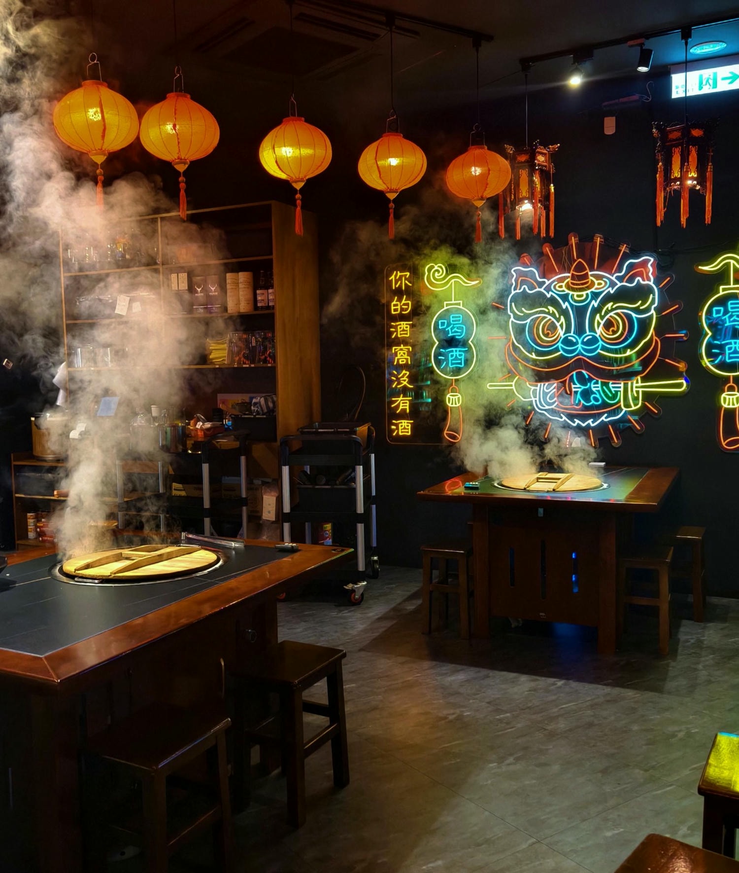醉地府鐵鍋燉│台中西屯│激推！最強CP消夜場！百元熱炒超厲害，大大鐵鍋大口吃起來！