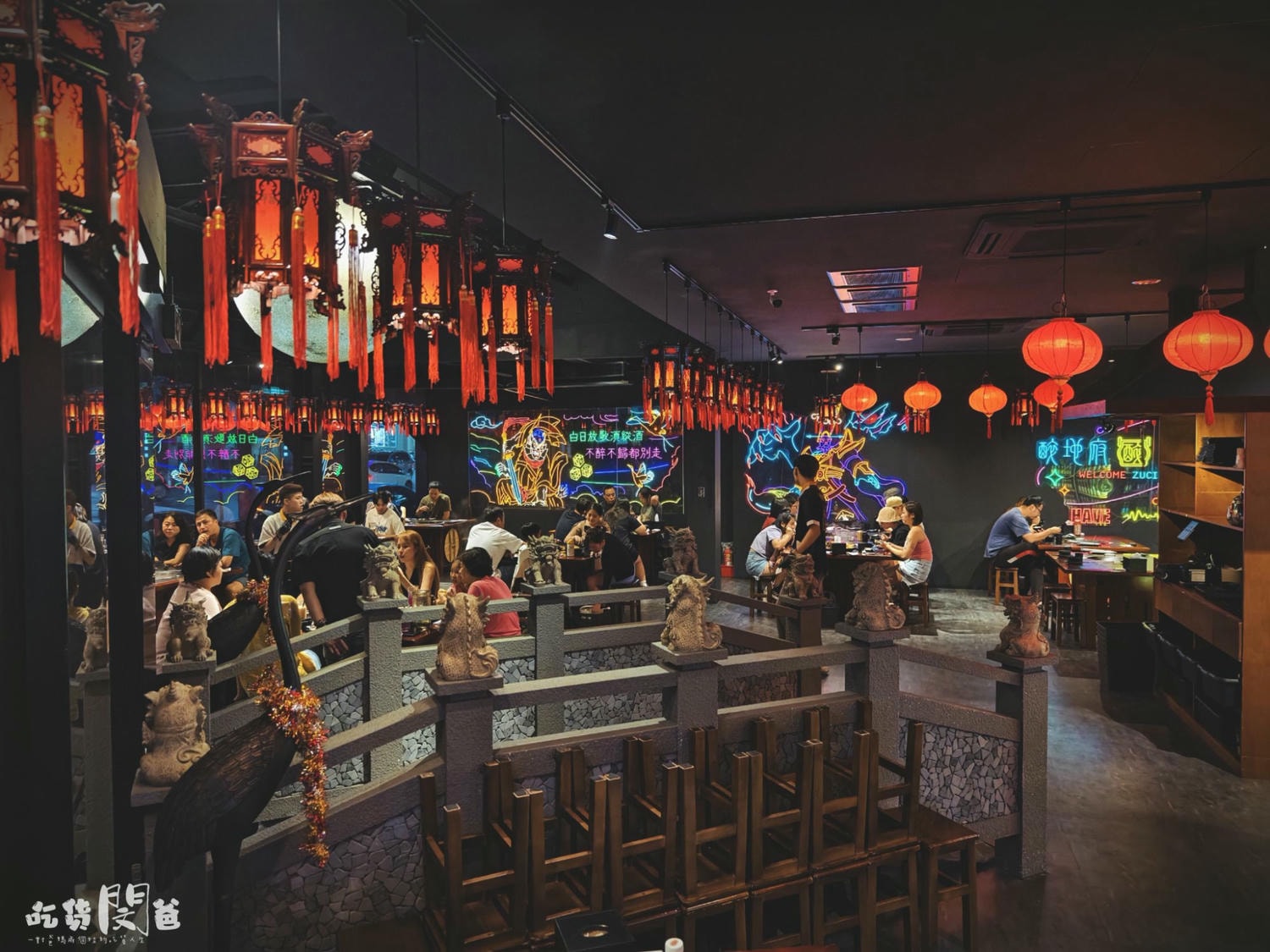 醉地府鐵鍋燉│台中西屯│激推！最強CP消夜場！百元熱炒超厲害，大大鐵鍋大口吃起來！
